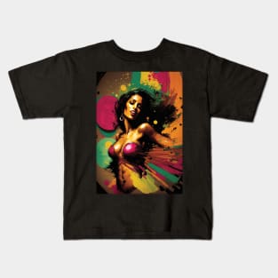 Salsa Spirit: Color Explosion Kids T-Shirt